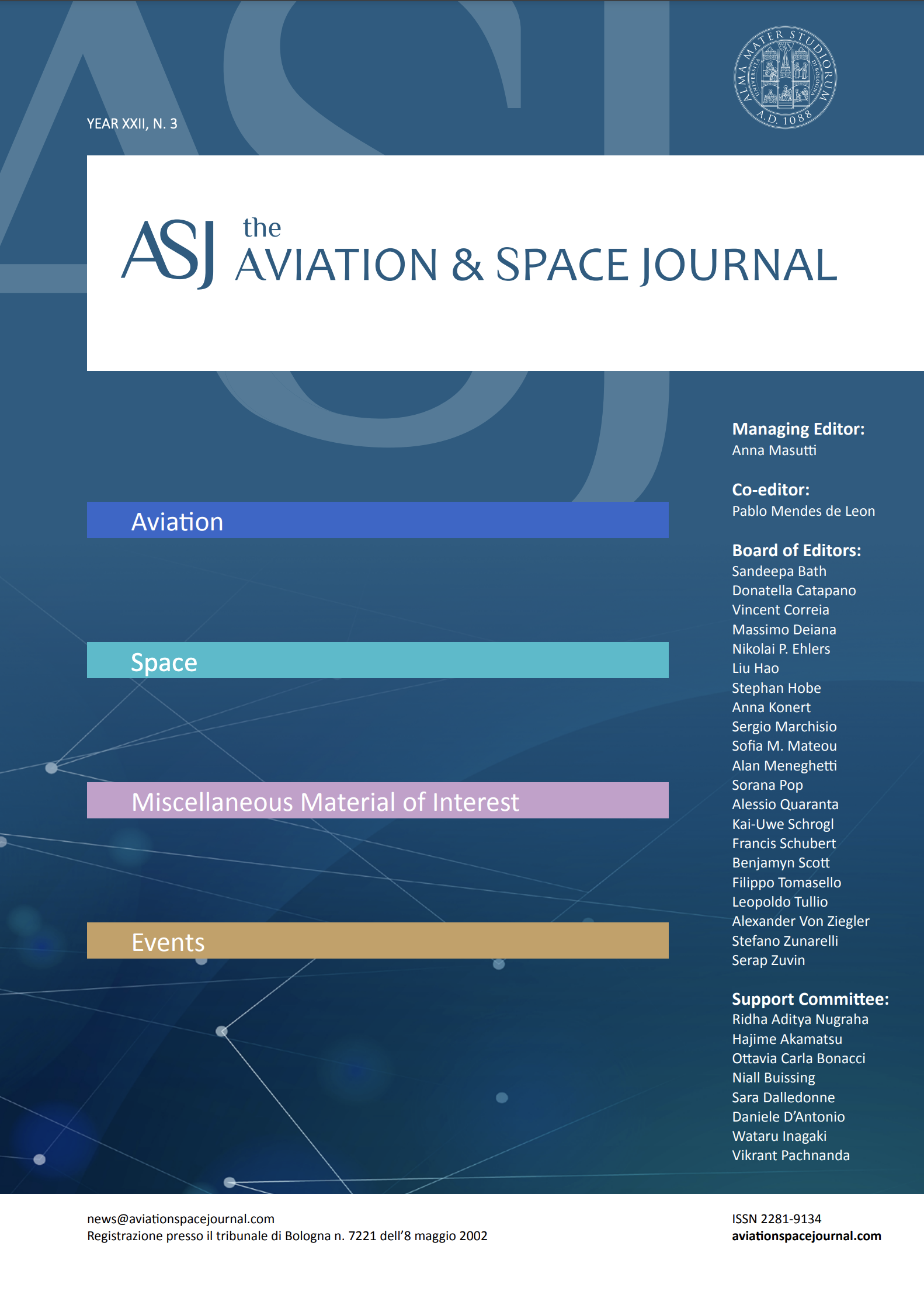 Cover Aviation & Space Journal